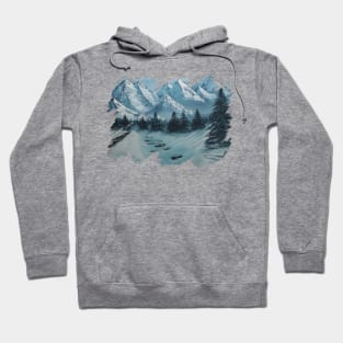 Winter In The Mountains Hoodie